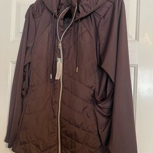 Maurices Plum Quilted Jacket